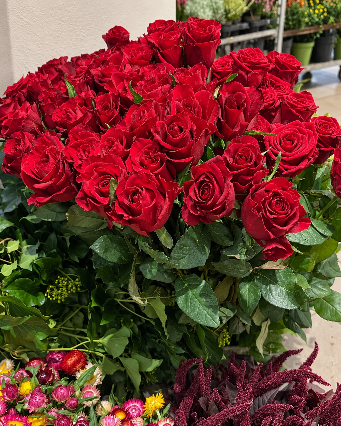 Rote Rosen aus unserem Blumenladen